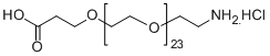 COOH-PEG24-NH2.HCl