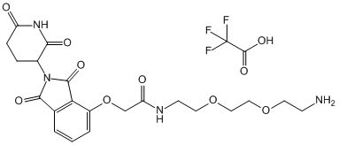 Thalidomide-O-amido-PEG2-NH2.TFA