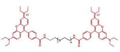 二罗丹明聚乙二醇 Rhodamine-PEG-Rhodamine(图1)