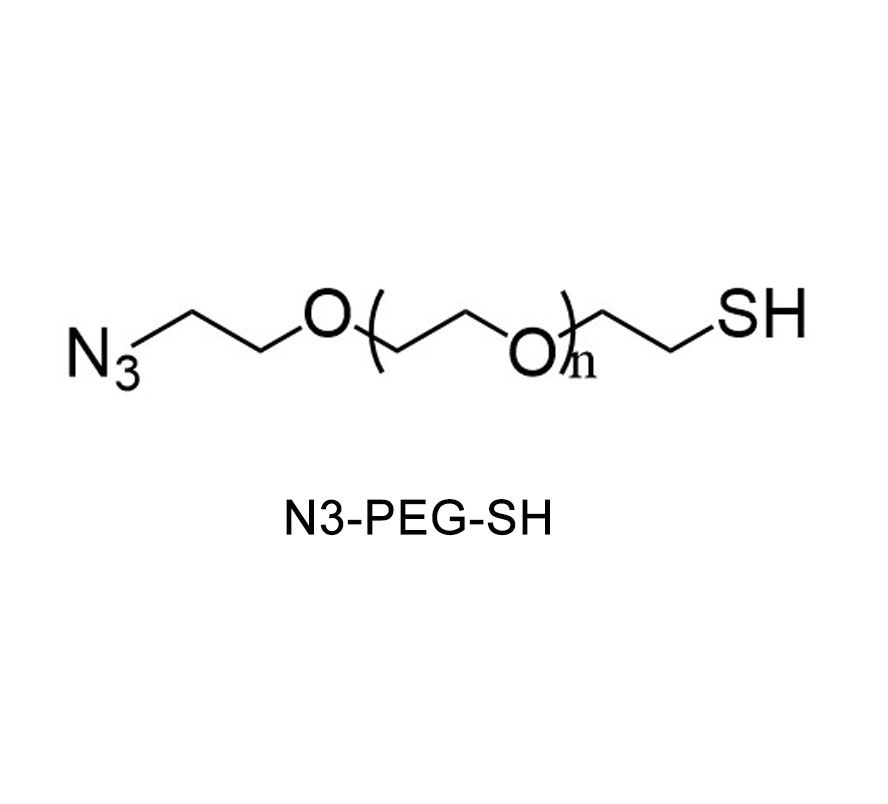 Azide-PEG-Thiol，N3-PEG-SH，可用于制备金纳米颗粒