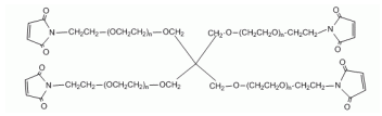 4-Arm-PEG-Maleimide，4-Arm-PEG-MAL多个马来酰亚胺活性基团PEG衍生物