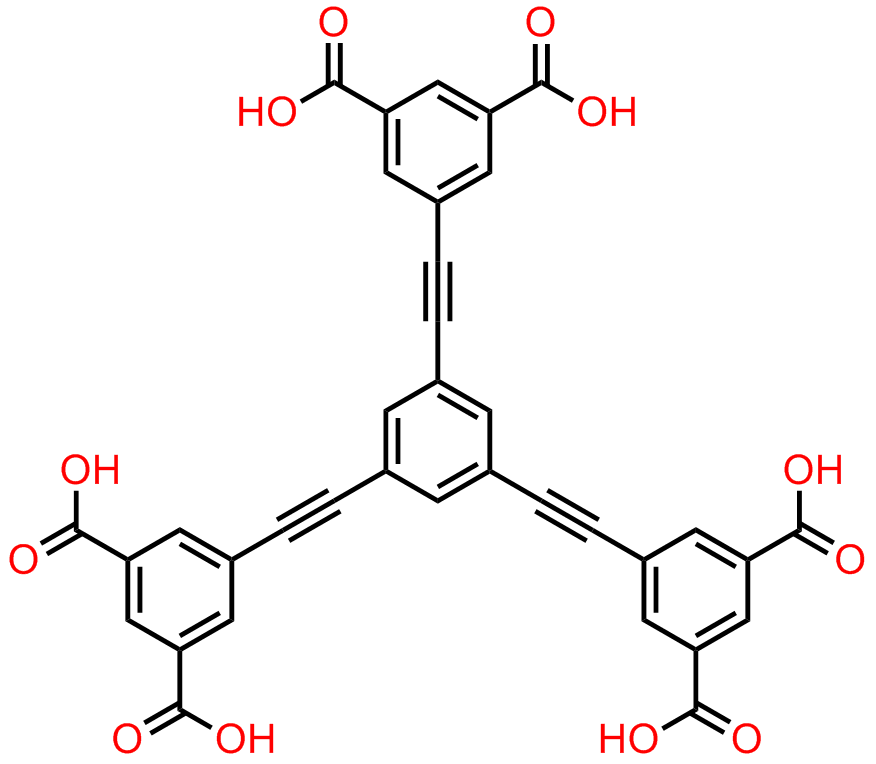 1,​3,​5-​tris(3,​5-​dicarboxylphenylethynyl)