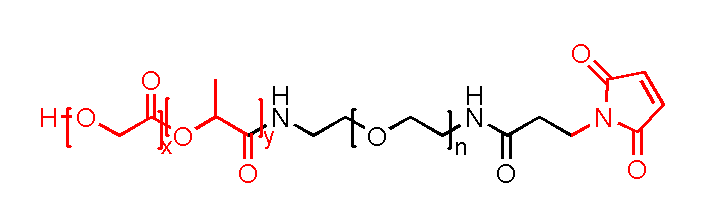 Poly(lactide-co-glycolide)-PEG-Maleimide，PLGA-PEG-MAL(图1)